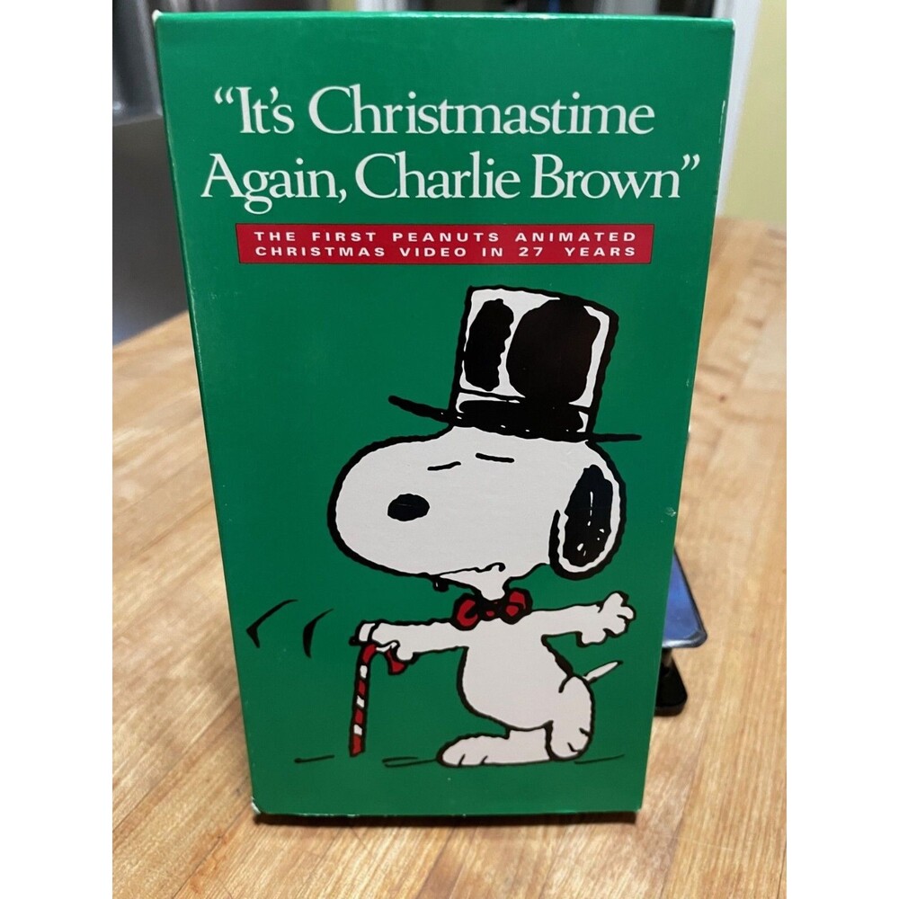 It's Christmastime Again, Charlie Brown (VHS) with Snoopy